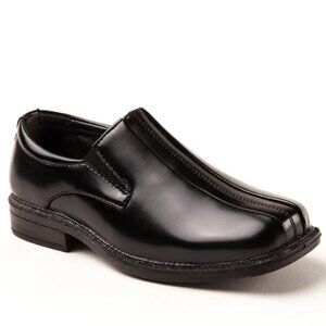 Deer Stags | Kids' Wings Black Dress Shoes